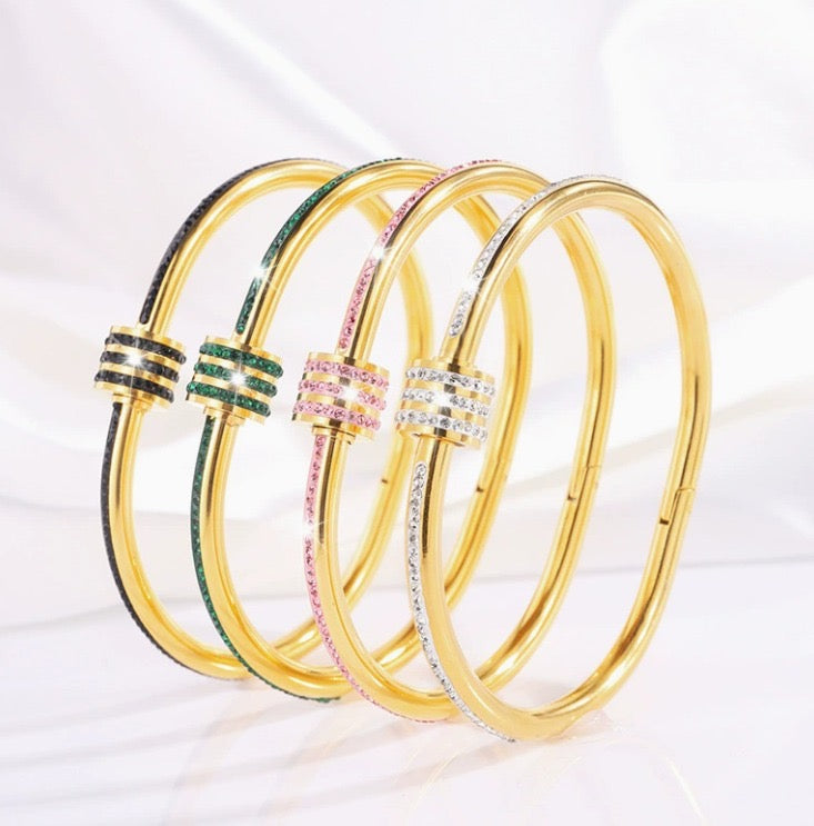 Celeste Crystal Bangle