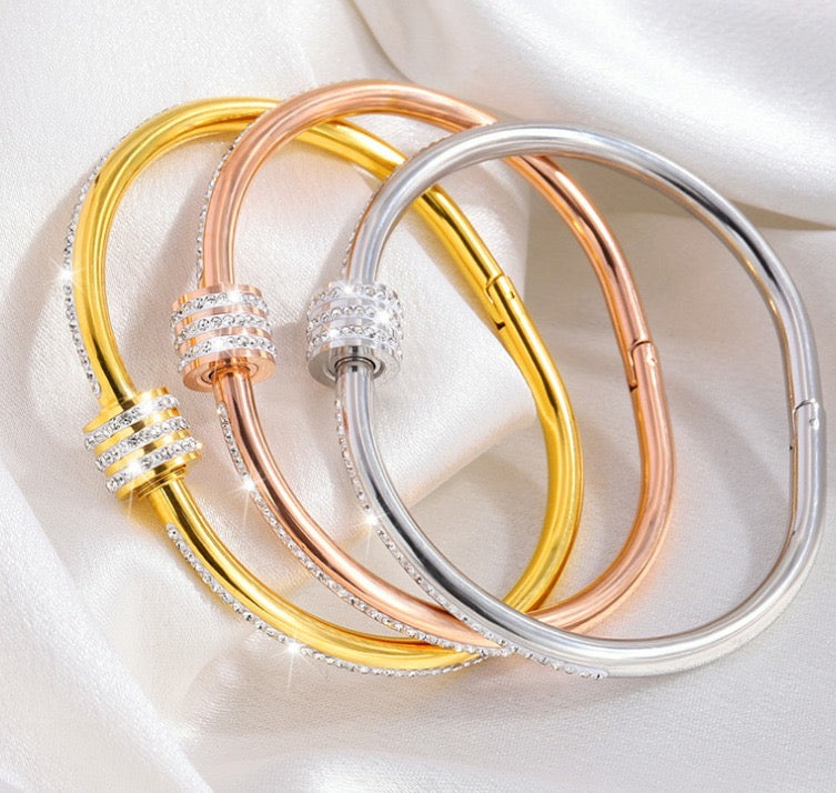 Celeste Crystal Bangle