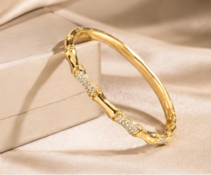 Radiance Crystal Cuff Bracelet