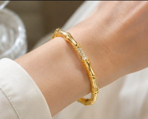 Radiance Crystal Cuff Bracelet
