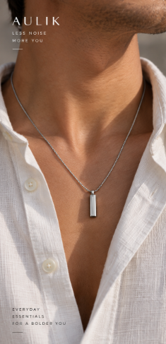 Axis Pendant Necklace