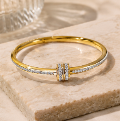 Celeste Crystal Bangle