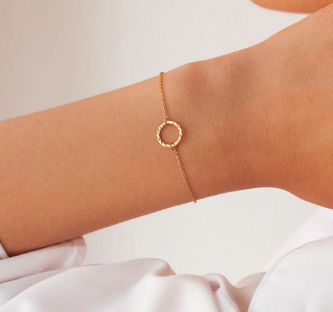 Halo Charm Adjustable Bracelet