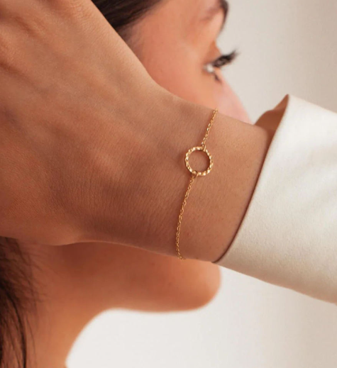 Halo Charm Adjustable Bracelet