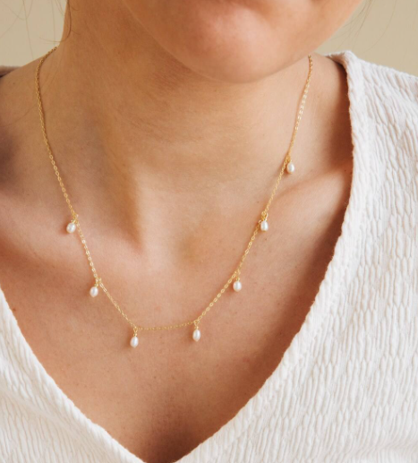 Pearl Cascade Necklace