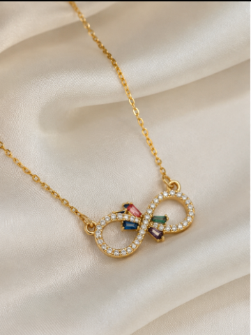 Infinity Spark Necklace