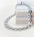 Atlas flat link bracelet