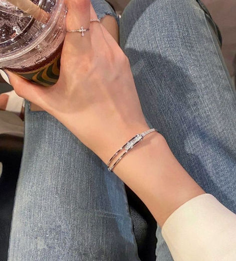 AULIK Radiance Zircon Cuff Bracelet