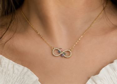 Infinity Spark Necklace